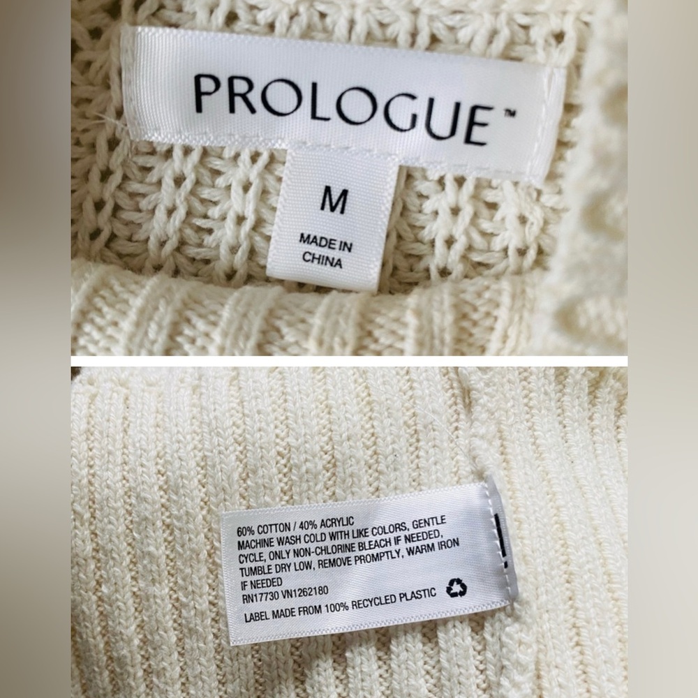 New Prologue Sweater, Pearl colour ,Size M - Picture 6 of 6